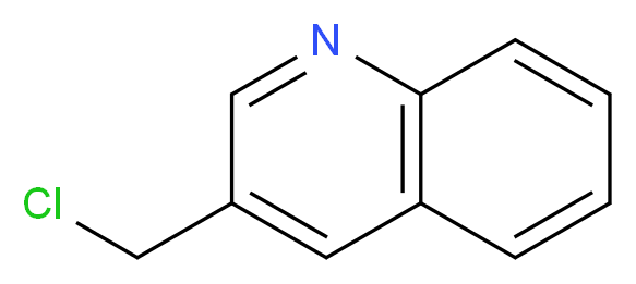 3-(chloromethyl)quinoline_分子结构_CAS_104325-51-1