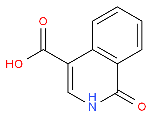 1-oxo-1,2-dihydroisoquinoline-4-carboxylic acid_分子结构_CAS_34014-51-2