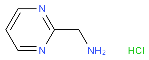 pyrimidin-2-ylmethanamine hydrochloride_分子结构_CAS_372118-67-7