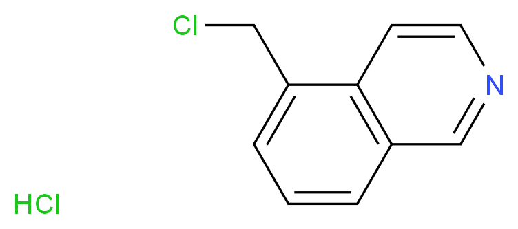 5-(chloromethyl)isoquinoline hydrochloride_分子结构_CAS_80278-68-8