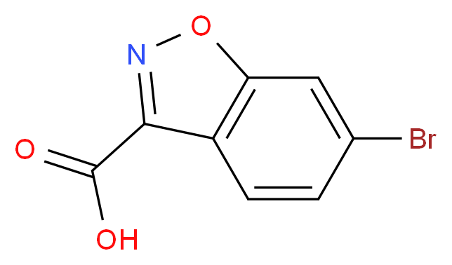 6-Bromobenzo[d]isoxazole-3-carboxylic acid_分子结构_CAS_1123169-17-4)