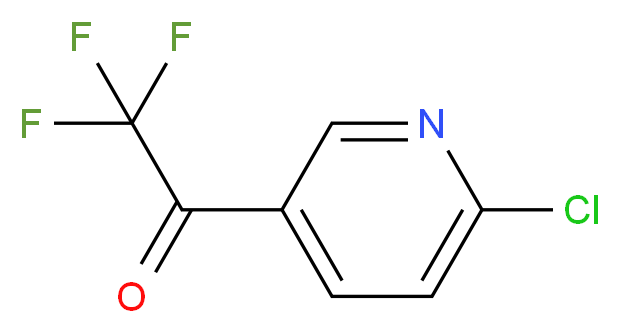 1-(6-chloropyridin-3-yl)-2,2,2-trifluoroethanone_分子结构_CAS_150698-72-9)