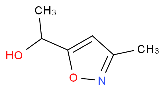 1-(3-Methylisoxazol-5-yl)ethanol_分子结构_CAS_71502-43-7)