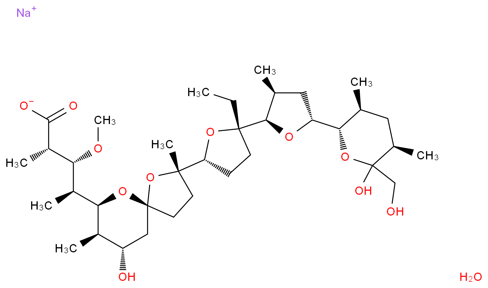 CAS_22373-78-0(anhydrous) 分子结构