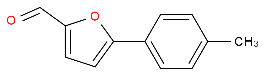 5-(4-methylphenyl)-2-furaldehyde_分子结构_CAS_34035-05-7)