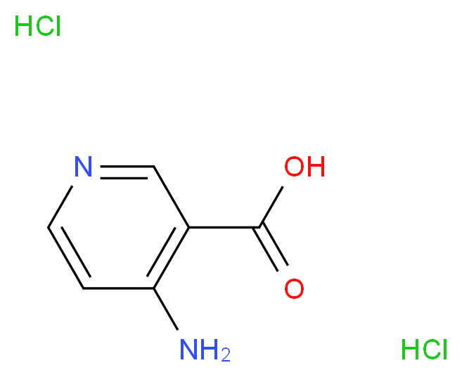 4-aminopyridine-3-carboxylic acid dihydrochloride_分子结构_CAS_1138011-19-4