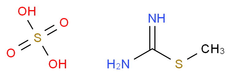 Methyl imidothiocarbamate sulfate_分子结构_CAS_)