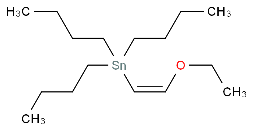 (Z)-1-Ethoxy-2-(tributylstannyl)ethene_分子结构_CAS_64724-29-4)
