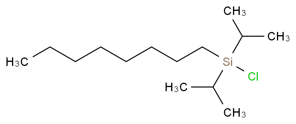 chloro(octyl)bis(propan-2-yl)silane_分子结构_CAS_117559-37-2