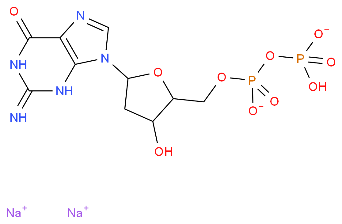 2'-DEOXYGUANOSINE-5'-DIPHOSPHATE DISODIUM SALT_分子结构_CAS_102783-74-4)