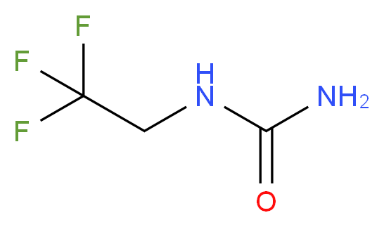 (2,2,2-trifluoroethyl)urea_分子结构_CAS_819-60-3