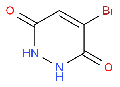 4-bromo-1,2,3,6-tetrahydropyridazine-3,6-dione_分子结构_CAS_15456-86-7