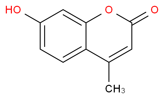 7-hydroxy-4-methyl-2H-chromen-2-one_分子结构_CAS_90-33-5