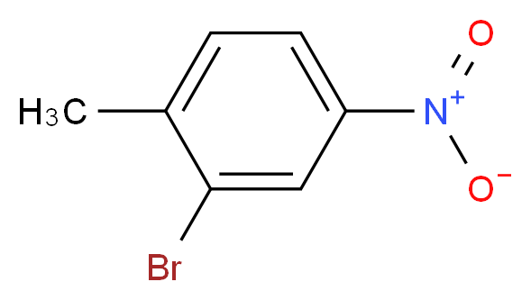 2-bromo-1-methyl-4-nitrobenzene_分子结构_CAS_7745-93-9