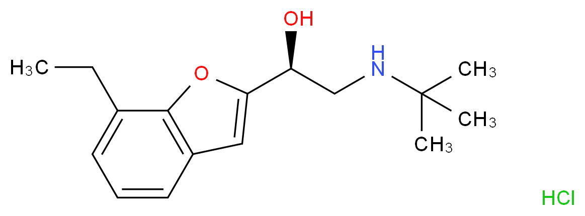 (S)-Bufuralol Hydrochloride_分子结构_CAS_57704-10-6)