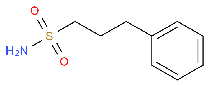 3-phenylpropane-1-sulfonamide_分子结构_CAS_)
