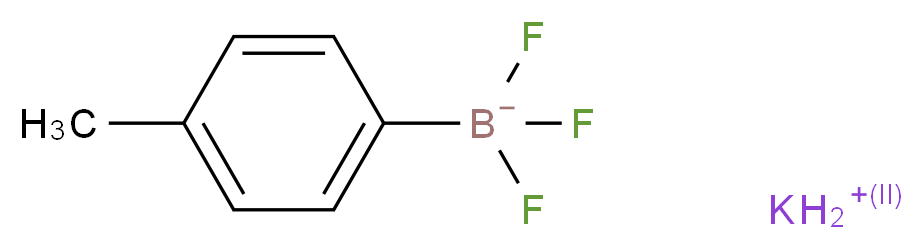 potassium trifluoro(4-methylphenyl)boranuide_分子结构_CAS_216434-82-1