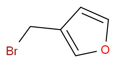 3-(Bromomethyl)furan_分子结构_CAS_63184-61-2)