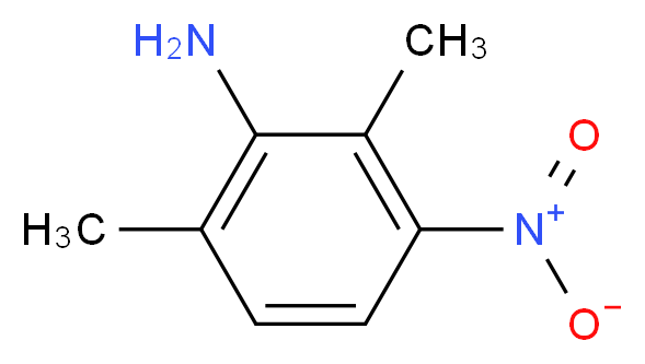 2,6-dimethyl-3-nitroaniline_分子结构_CAS_67083-28-7