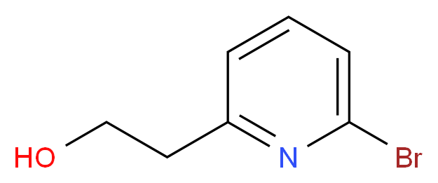 2-(6-Bromopyridin-2-yl)ethanol_分子结构_CAS_955370-07-7)