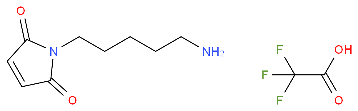 1-(5-aminopentyl)-2,5-dihydro-1H-pyrrole-2,5-dione; trifluoroacetic acid_分子结构_CAS_222159-87-7