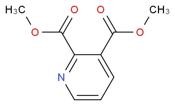 Dimethyl pyridine-2,3-dicarboxylate_分子结构_CAS_605-38-9)
