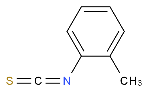 1-isothiocyanato-2-methylbenzene_分子结构_CAS_614-69-7