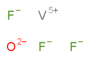 vanadium(5+) ion trifluoride oxidandiide_分子结构_CAS_13709-31-4