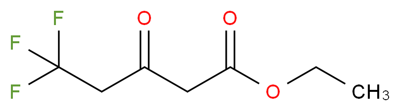 ethyl 5,5,5-trifluoro-3-oxopentanoate_分子结构_CAS_127146-29-6