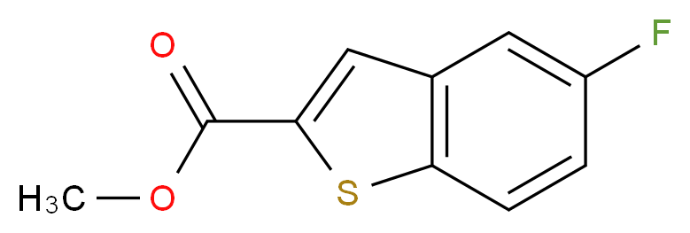 Methyl 5-fluorobenzo[b]thiophene-2-carboxylate_分子结构_CAS_154630-32-7)