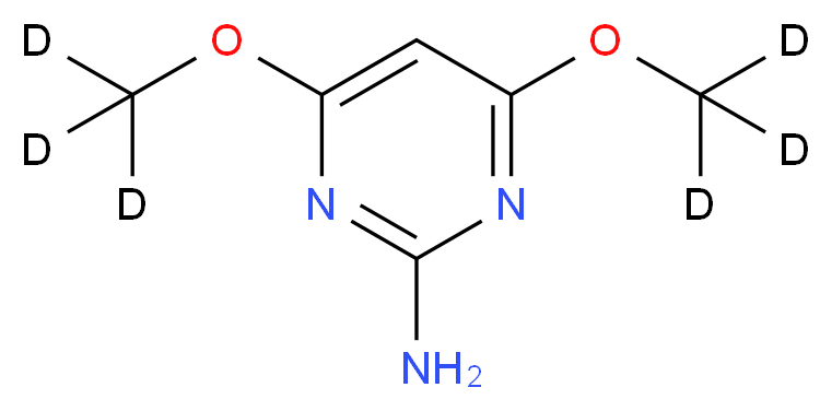 2-Amino-4,6-dimethoxypyrimidine-d6_分子结构_CAS_1219803-92-5)