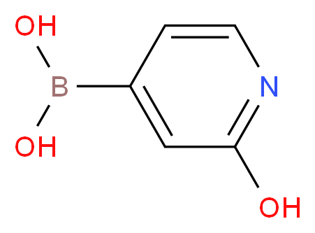 (2-hydroxypyridin-4-yl)boronic acid_分子结构_CAS_902148-83-8