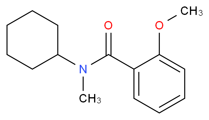 N-cyclohexyl-2-methoxy-N-methylbenzamide_分子结构_CAS_947935-14-0