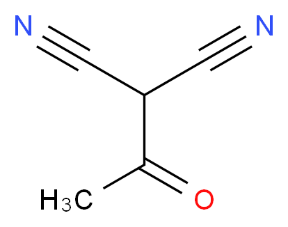 2-acetylpropanedinitrile_分子结构_CAS_1187-11-7