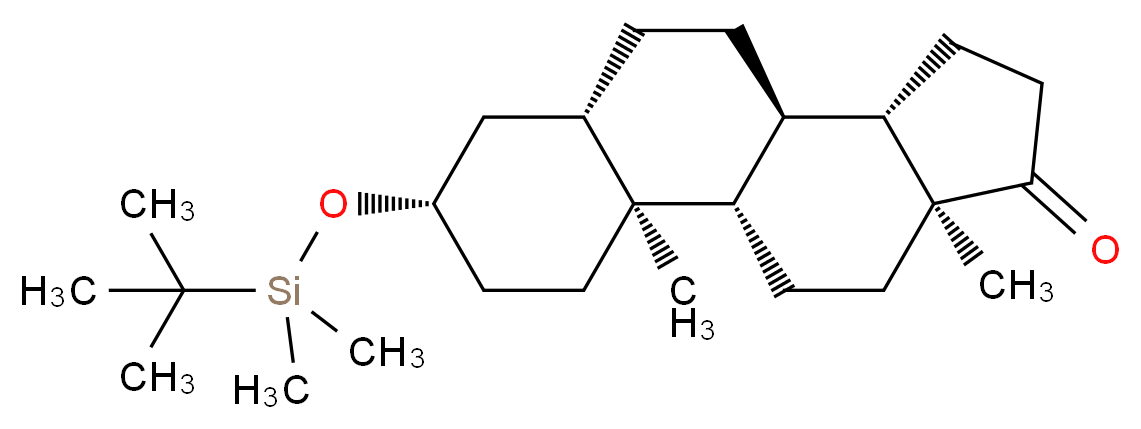 3β-tert-Butyldimethylsilyloxy Epiandrosterone_分子结构_CAS_57711-44-1)