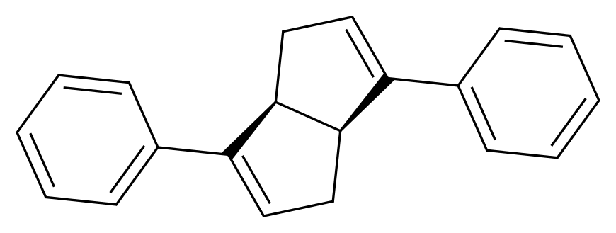 (3aS,6aS)-3,6-diphenyl-1,3a,4,6a-tetrahydropentalene_分子结构_CAS_940280-80-8