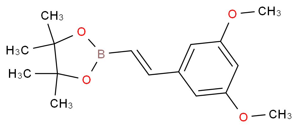 (E)-2-(3,5-Dimethoxystyryl)-4,4,5,5-tetramethyl-1,3,2-dioxaborolane_分子结构_CAS_1073354-86-5)