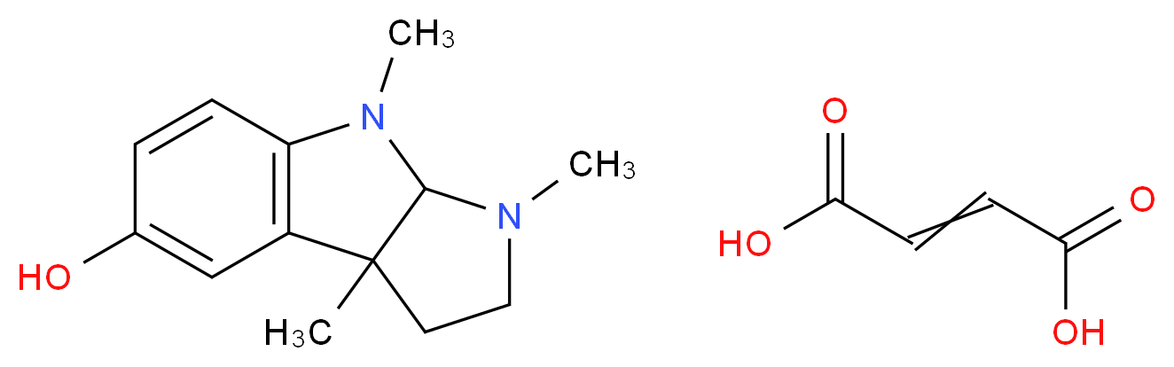 (-)-ESEROLINE FUMARATE_分子结构_CAS_104015-29-4)