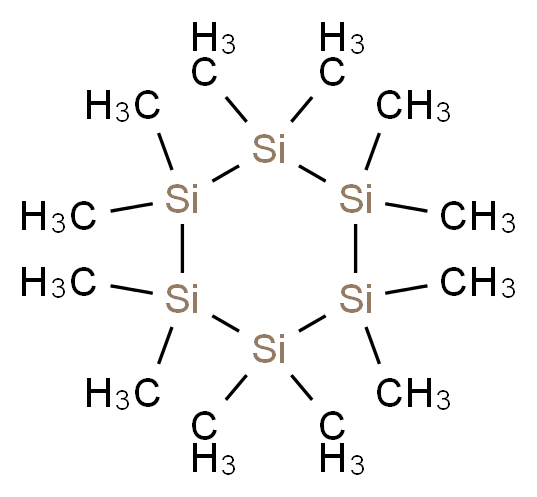 dodecamethylhexasilinane_分子结构_CAS_4098-30-0