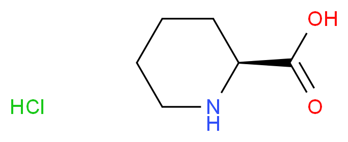 (2S)-piperidine-2-carboxylic acid hydrochloride_分子结构_CAS_2133-33-7