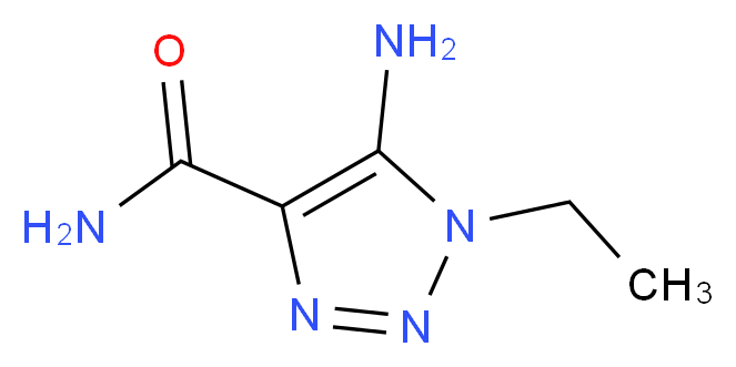 5-Amino-1-ethyl-1H-1,2,3-triazole-4-carboxamide_分子结构_CAS_99420-47-0)