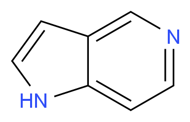 1H-Pyrrolo[3,2-c]pyridine_分子结构_CAS_271-34-1)