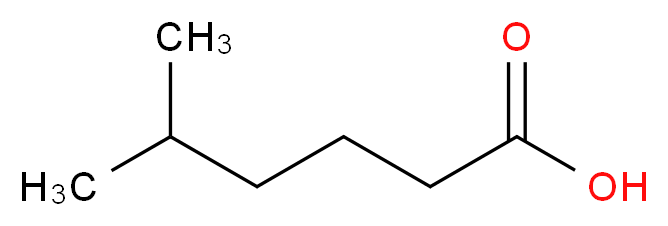 5-methylhexanoic acid_分子结构_CAS_628-46-6