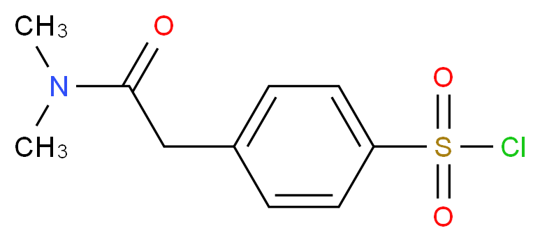 4-Dimethylcarbamoylmethyl-benzenesulfonyl chloride_分子结构_CAS_)