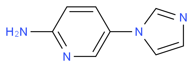 5-(1H-imidazol-1-yl)pyridin-2-amine_分子结构_CAS_935547-73-2