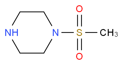 1-methanesulfonylpiperazine_分子结构_CAS_55276-43-2