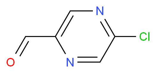 5-chloropyrazine-2-carbaldehyde_分子结构_CAS_88625-24-5
