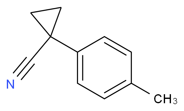 1-(4-methylphenyl)cyclopropane-1-carbonitrile_分子结构_CAS_71172-78-6