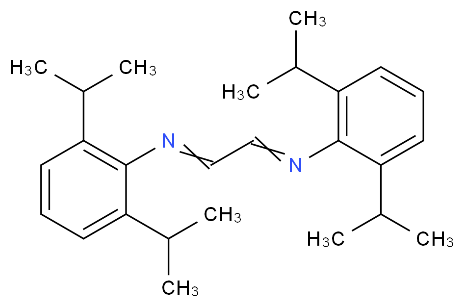 (1E,2E)-1,2-双(2,6-二异丙苯基亚氨基)乙烷_分子结构_CAS_74663-75-5)