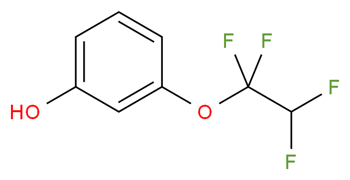 3-(1,1,2,2-Tetrafluoroethoxy)phenol_分子结构_CAS_53997-99-2)